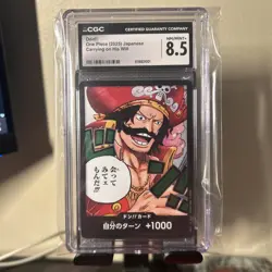 One Piece CCG Don!! Card Gol D. Roger Japanese OP13 CGC 8.5 - Image 1