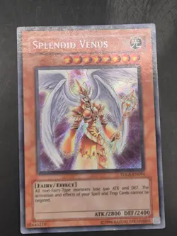 YUGIOH SPLENDID VENUS SECRET RARE EXCELLENT CONDITION TDGS-EN094 - Image 1
