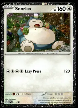 Snorlax Promo SV: Scarlet & Violet Promo Cards 122 NM Pokemon TCG - Image 1