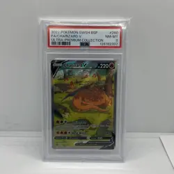 Charizard V SWSH260 SWSH: Sword & Shield Promo Cards Holo psa 8 - Image 1