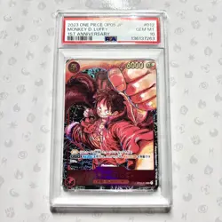 Monkey D Luffy ST01-012 PSA 10 1st Anniversary One Piece Promo Card 1013 - Image 1