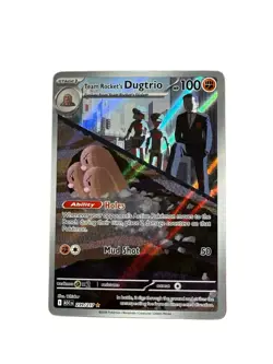 Pokemon Team Rocket's Dugtrio Holo Rare Ability ASC 239/217 100HP 50Atk Card - Image 1