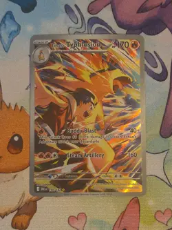 Pokemon TCG Ethans Typhlosion Card Illustration Rare, Destined Rivals 190/182 - Image 1