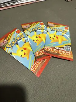 SEALED Pokemon McDonald's Promo Pack Pikachu 020/M-P and Random Card Japanese - Image 1