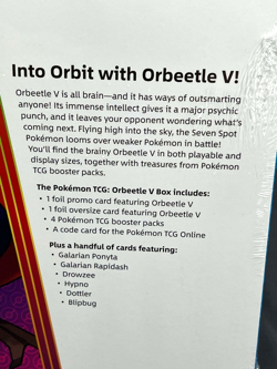 Pokemon TCG ORBEETLE V Collector's Box Foil + Oversize + Bonus Cards Sealed - Image 4