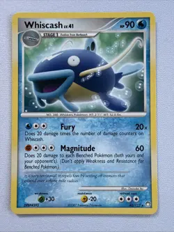 Whiscash 40/123 Mysterious Treasures Regular Rare Pokemon Card - Image 2