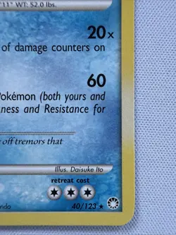 Whiscash 40/123 Mysterious Treasures Regular Rare Pokemon Card - Image 4
