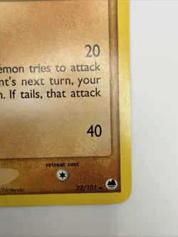 Seadra 22/101 EX Dragon Frontiers Regular Rare Pokemon Card - Image 5