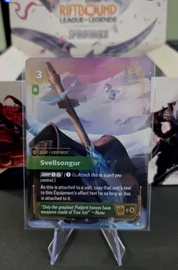 Riftbound Svellsongur EPIC Single CARD SFD- 59- League Of Legends - NM - Image 1