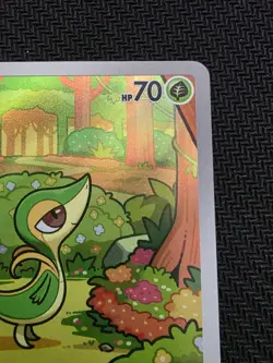 Pokemon TCG Snivy Card 087/086 Sv: Black Bolt Illustration Rare Holo Near Mint - Image 3
