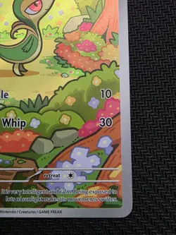 Pokemon TCG Snivy Card 087/086 Sv: Black Bolt Illustration Rare Holo Near Mint - Image 5