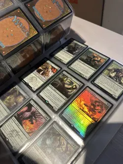 Magic The Gathering Collection Lot/Binder + 2 Boxes + Foils + Sleeves - Image 4