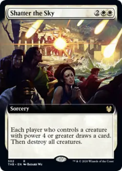 MTG - Shatter the Sky - Foil - Extended Art - Theros Beyond Death - NM, English - Image 1