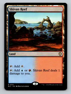 Shivan Reef Normal R Commander: Bloomburrow 331 NM - Image 1