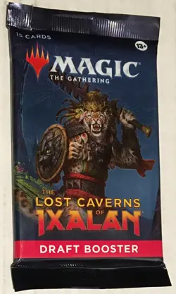 Factory Sealed MTG The Lost Caverns of Ixalan Draft Booster Pack JURASSIC PARK - Image 1