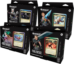 *Sealed Final Fantasy Commander Deck Display (Set of 4)* Magic MTG - Image 1
