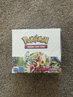 Pokemon TCG Scarlet and Violet Base Set Booster Box New Sealed 36 Packs - Image 1