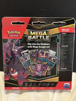 Pokemon Mega Battle Deck Mega Gengar EX Gengar Haunter English Sealed New - Image 2