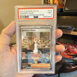 Pokemon Jasmine's Gaze Special Illustration Rare Holo Trainer Sv08 245/191 PSA … - Image 1