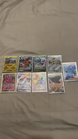 Pokemon TCG 9 Holo Card Lot Mix Of Rare, Double Rare and Ultra Rare Good Condi - Image 1