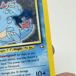 Feraligatr Holo Rare 5/111 Neo Genesis - Vintage 2000 Pokemon TCG ( Crease ) - Image 3