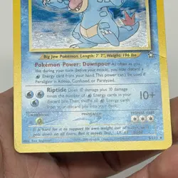 Feraligatr Holo Rare 5/111 Neo Genesis - Vintage 2000 Pokemon TCG ( Crease ) - Image 5