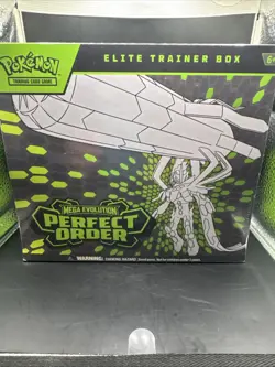 Pokemon TCG Mega Evolution Perfect Order ETB Sealed - Image 1
