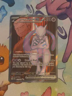 Pokemon TCG Team Rockets Mewtwo EX 213/182 Destined Rivals Mint Condition - Image 1