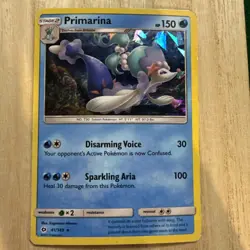 PRIMARINA - #41/149 Cracked Ice Holo - Sun & Moon - Pokemon TCG - Image 1