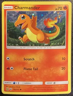 Charmander Cosmos Holo 18a/147 Pokemon TCG S&M BS Alternate Art Promo NM - Image 2
