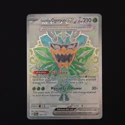 Pokemon TCG Teal Mask Ogerpon ex 190/167 SV06 Ultra Rare Holo EX - Image 1
