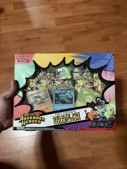 Pokemon Ascended Heroes First Partner Deluxe Pin Collection Sealed New - Image 1