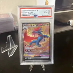 PSA 10 Salamence ex 129/100 SAR sv9 Japanese Pokemon 2025 - Image 1