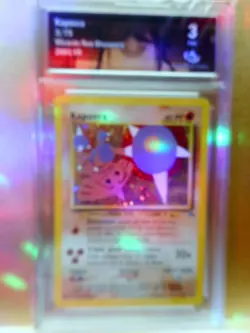 pokemon carte KAPOERA 3/75 ed. 2001 60 PV HOLO WIZARD PSA AURA gradee Mint - Image 3