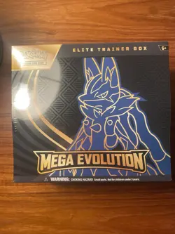 Pokemon TCG Mega Evolution Lucario Elite Trainer Box ETB - Image 1
