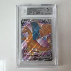 Pokemon Charizard V Holo Promo SWSH260 Sword & Shield Beckett 9 - Image 3