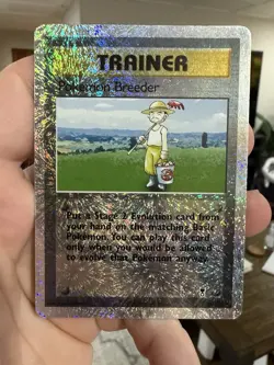 Pokemon Breeder 102/110 - Legendary Collection Reverse Holo Pokemon TCG LP - Image 1