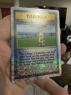 Pokemon Breeder 102/110 - Legendary Collection Reverse Holo Pokemon TCG LP - Image 3