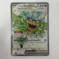 Teal Mask Ogerpon EX Black Star Promo 166 Pokemon TCG NM - Image 1