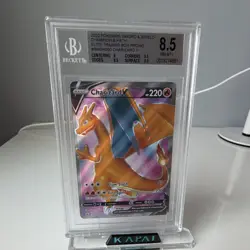 Pokemon Charizard V SWSH260 Holo Promo Sword & Shield Beckett 8.5 - Image 1