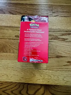 Pokemon 25th Anniversary Celebrations Treasure Chest Lunchbox Tin Factory SEALED - Image 2