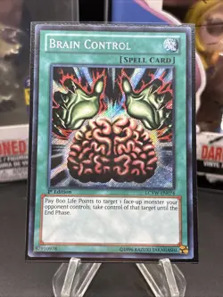 Yugioh Brain Control LCYW-EN074 1st Edition Secret Rare NM - Image 2