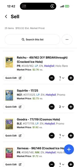 Pokemon TCG Mixed Lot Mawile Ampharos Reverse Holo 1st Edition Promo - Image 4