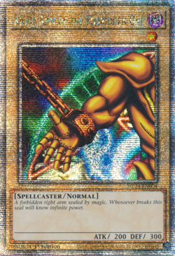 Right Arm of the Forbidden One - MP24-EN004 - Quarter Century Secret Rare 1st Ed - Image 1
