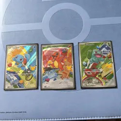 Pokemon TCG First Partner Illustration Collection Kanto Starters Set Of 3 - Image 2