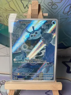 Mantyke 189/182 Scarlet and Violet Paradox Rift Illustration Rare Pokemon Card - Image 1