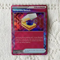 Pokemon Card Scramble Switch 186/191 Surging Sparks Ace Spec Illustration Rare - Image 1
