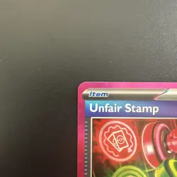 Pokemon TCG Twilight Masquerade Ace Spec Rare Holo Card Unfair Stamp 165/167 - Image 2