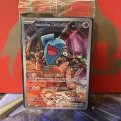 Team Rocket's Wobbuffet 203 Sv: Scarlet & Violet Promo Cards Holo SEALED - Image 1