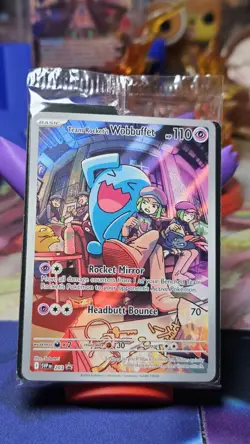 Team Rocket's Wobbuffet 203 Sv: Scarlet & Violet Promo Cards Holo💎*SEALED* - Image 2